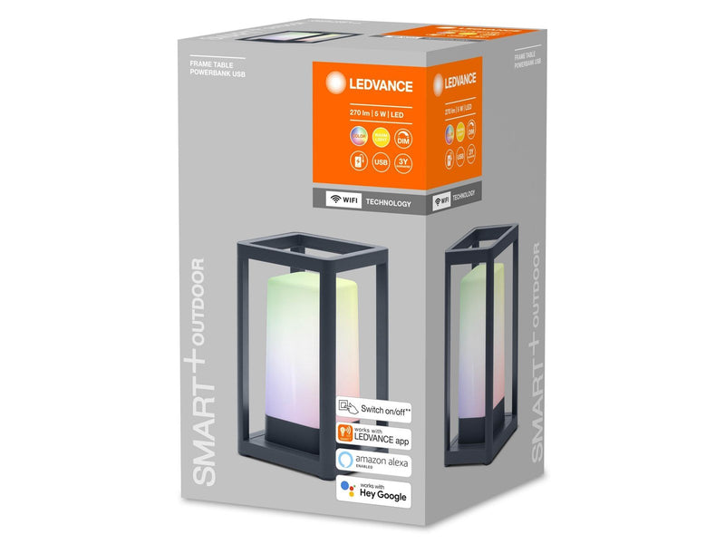 LEDVANCE SMART+ Tableframe USB 270lm 5W RGBW powerbank IP44