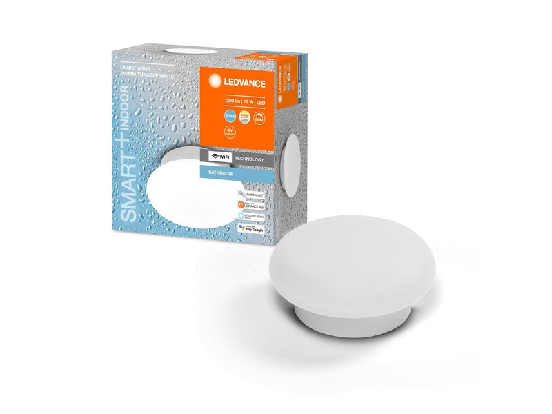 LEDVANCE SMART+ Wall Orbis Aqua Ø28cm 1200lm 12W TW hvid IP