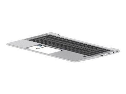 HP Zbook Firefly 14 G7 - Topcover Nordic- BL - Laptop Ersatztastatur - Nordic ISO - Grau