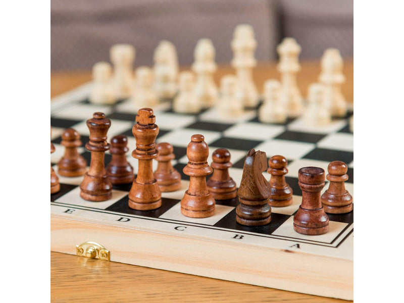 The Game Factory Wooden 3-in-1 Game (ENG)