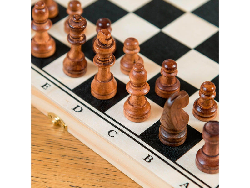 The Game Factory Wooden 3-in-1 Game (ENG)