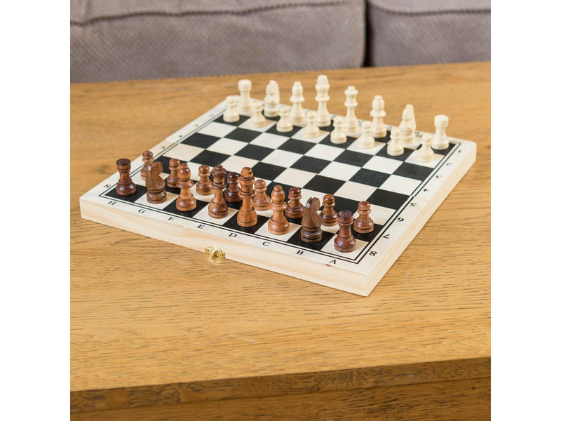 The Game Factory Wooden 3-in-1 Game (ENG)