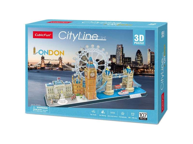 Cubic Fun City Line London 3 D 107 pcs 3D Puzzle