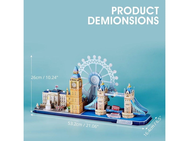 Cubic Fun City Line London 3 D 107 pcs 3D Puzzle