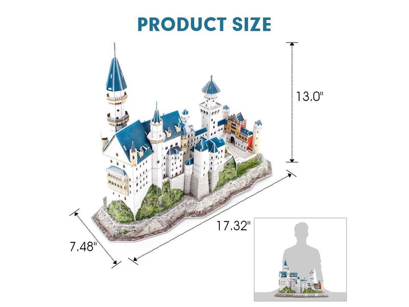 Cubic Fun Neuschwanstein Castle 3D 121 pcs 3D Puzzle