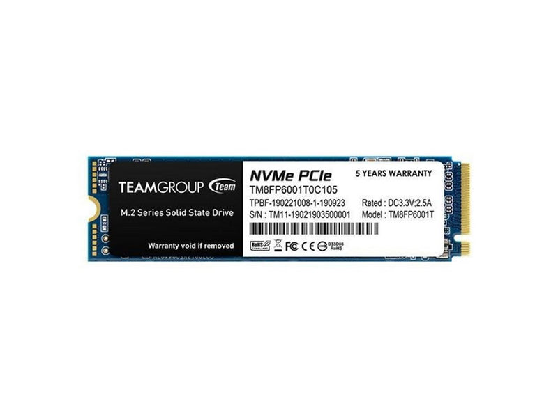 Team Group MP33 SSD - 1TB - M.2 2280 (80mm) PCIe 3.0
