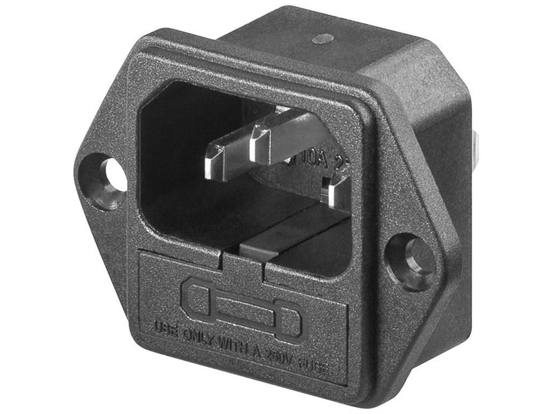 Pro AC chassis plug with fuse