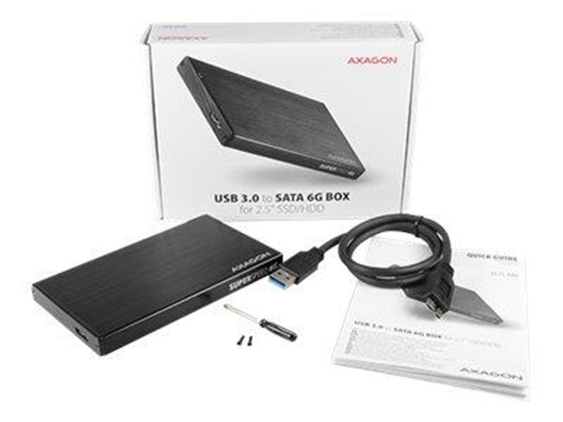 AXAGON EE25-XA6 - storage enclosure - SATA 6Gb/s - USB 3.2 (Gen 1)