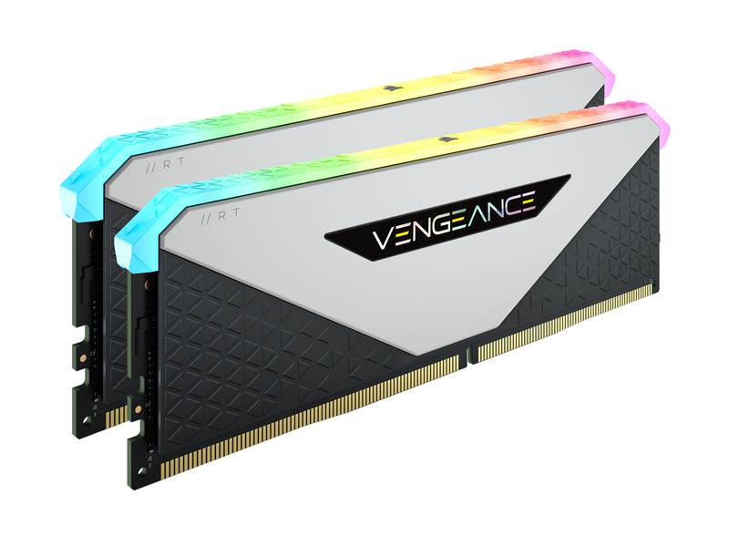 Corsair Vengeance RGB RT DDR4-3200 - 16GB - CL16 - Dual Channel (2 pcs) - AMD Optimized - Schwarz mit RGB