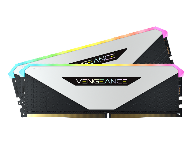 Corsair Vengeance RGB RT DDR4-3200 - 16GB - CL16 - Dual Channel (2 pcs) - AMD Optimized - Schwarz mit RGB