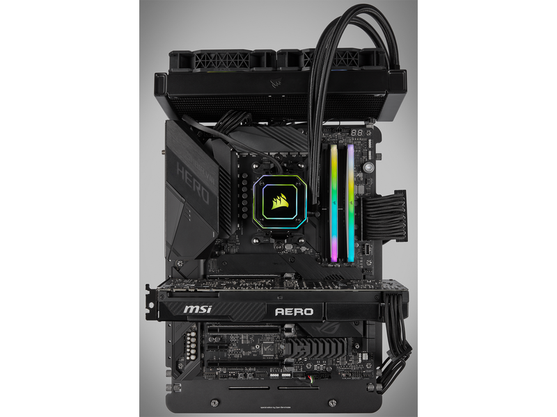 Corsair Vengeance RGB RT DDR4-3200 - 16GB - CL16 - Dual Channel (2 pcs) - AMD Optimized - Schwarz mit RGB