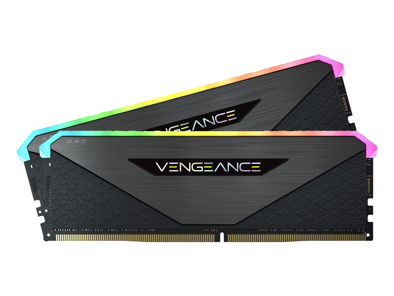 Corsair Vengeance RGB RT DDR4-3200 - 32GB - CL16 - Dual Channel (2 pcs) - AMD Optimized - Schwarz mit RGB