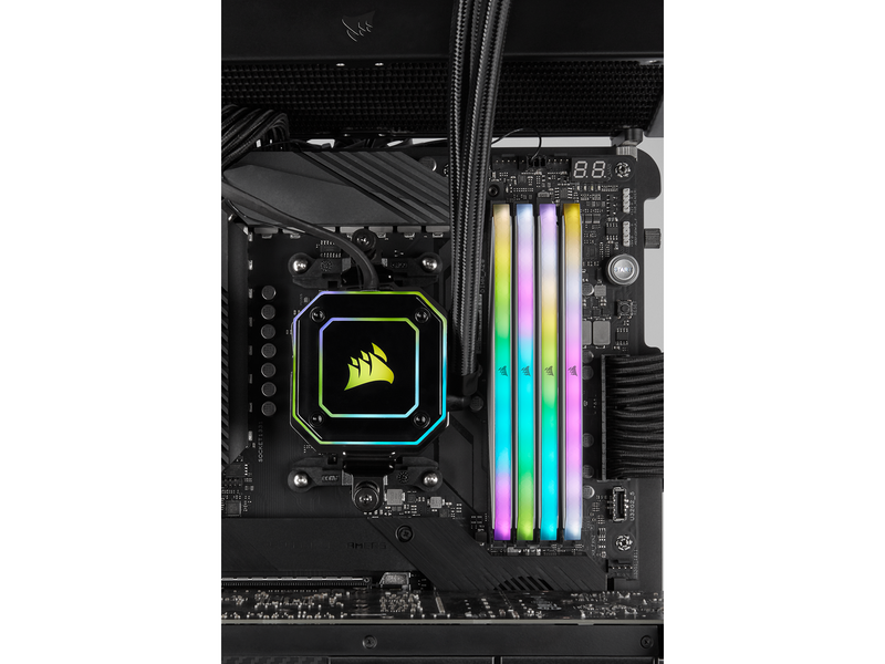 Corsair Vengeance RGB RT DDR4-3200 - 32GB - CL16 - Quad Channel (4 pcs) - AMD Optimized - Schwarz mit RGB