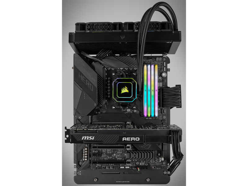 Corsair Vengeance RGB RT DDR4-3200 - 32GB - CL16 - Quad Channel (4 pcs) - AMD Optimized - Schwarz mit RGB
