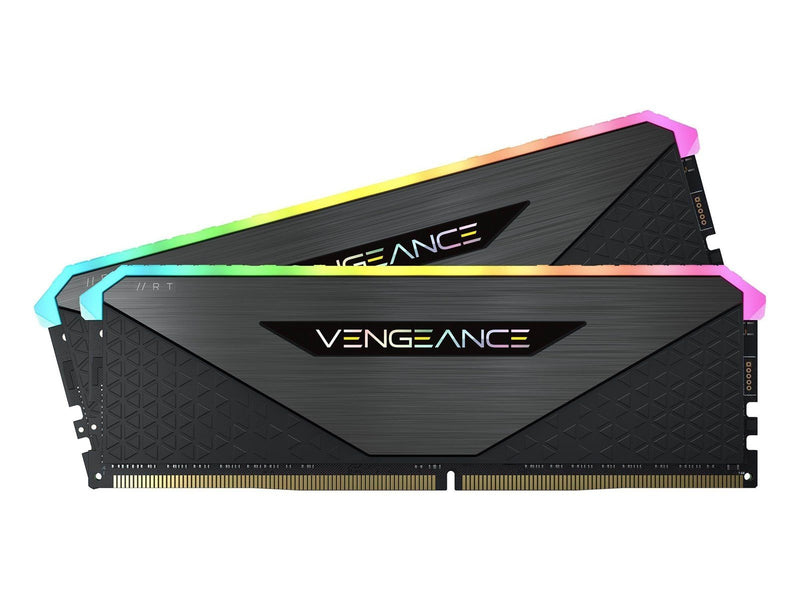 Corsair Vengeance RGB RT DDR4-3600 - 16GB - CL16 - Dual Channel (2 pcs) - AMD Optimized - Schwarz mit RGB