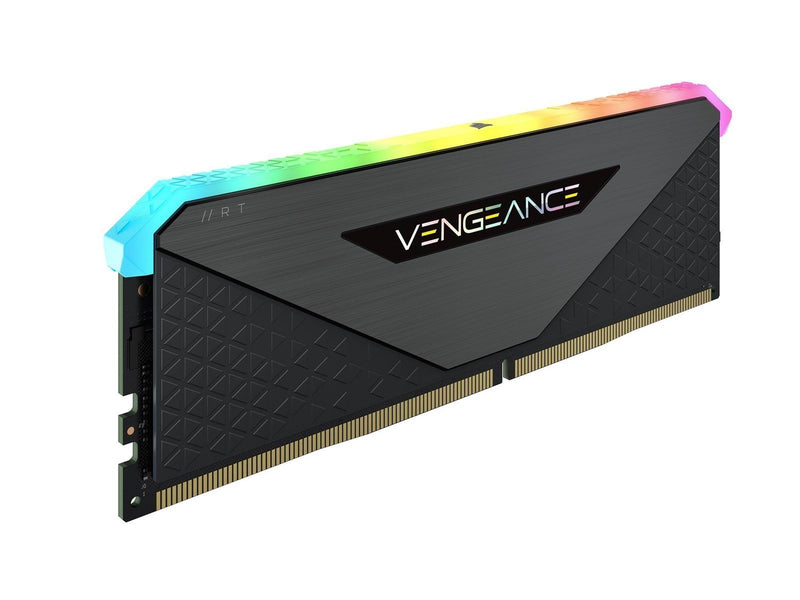 Corsair Vengeance RGB RT DDR4-3600 - 16GB - CL16 - Dual Channel (2 pcs) - AMD Optimized - Schwarz mit RGB