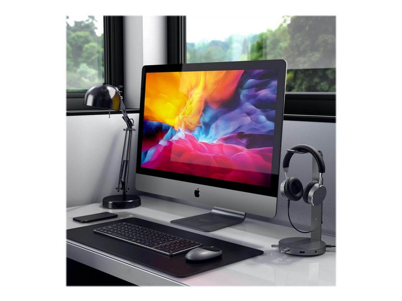 Satechi Aluminum Headphone Stand with built in USB Hub