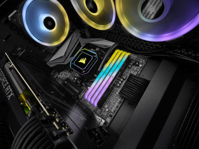 Corsair Vengeance RGB RT DDR4-3600 - 64GB - CL18 - Dual Channel (2 pcs) - AMD Optimized - Schwarz mit RGB