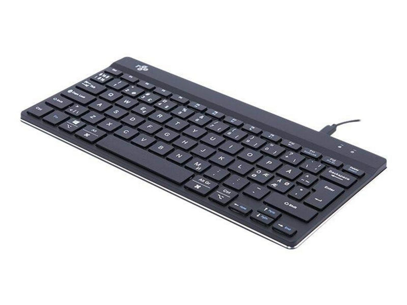 R-Go Tools R-Go Compact Break - Tastatur - Nordic ISO - Schwarz