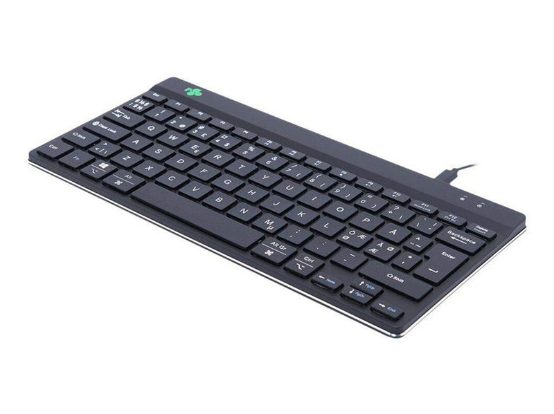 R-Go Tools R-Go Compact Break - Tastatur - Nordic ISO - Schwarz