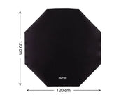 DUTZO Onyx Gaming Bodenmatte - Schwarz