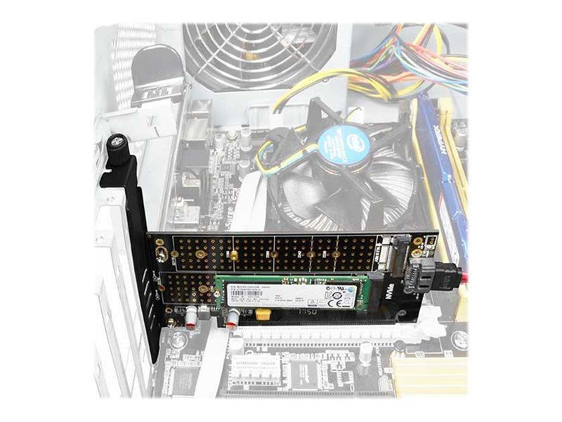 AXAGON PCEM2-D - storage controller - M.2 NVMe Card / SATA 6Gb/s - PCIe 3.0 x4