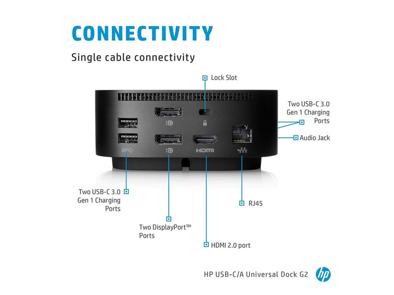 HP USB-C Dock G5 - 1GBE - 100W