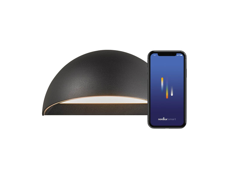 Nordlux Arcus Smart Wandleuchte Schwarz