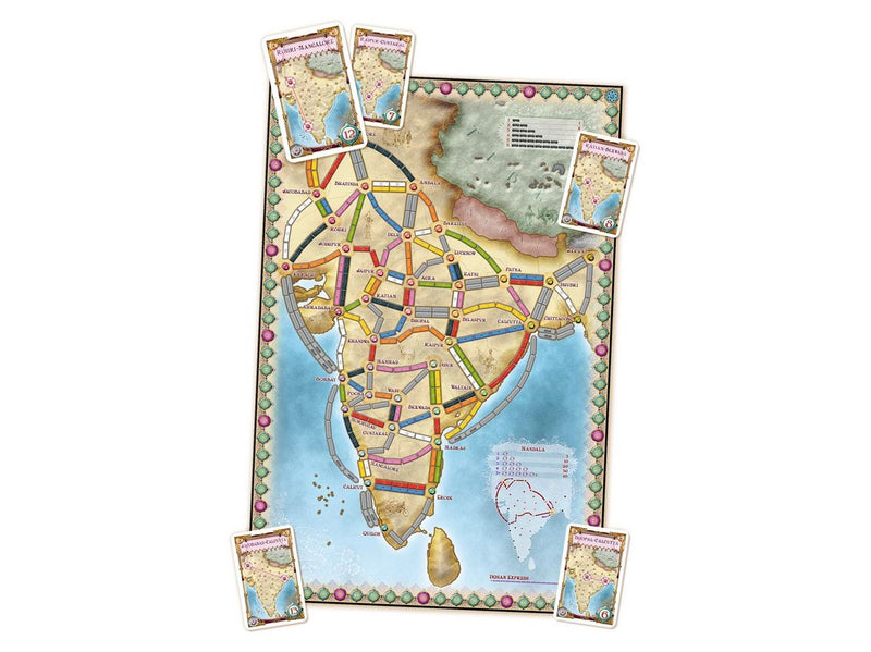 Days of Wonder Ticket to Ride: India Map Collection Expansion