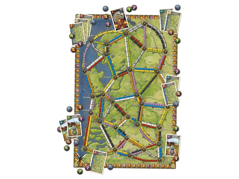 Days of Wonder Ticket To Ride Map Coll. #4 Nederland (Nordic/DE/UK)