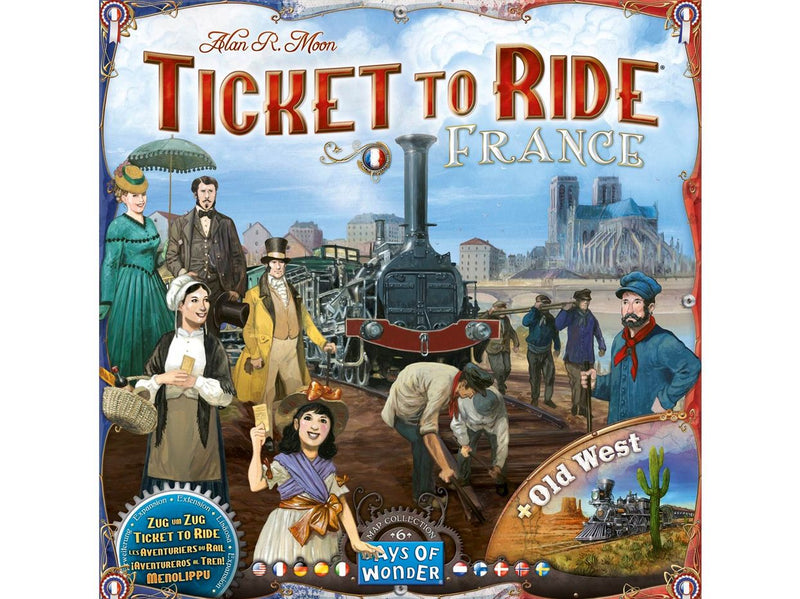 Days of Wonder Ticket To Ride Map Coll. #6 France (Nordic/DE/EN)