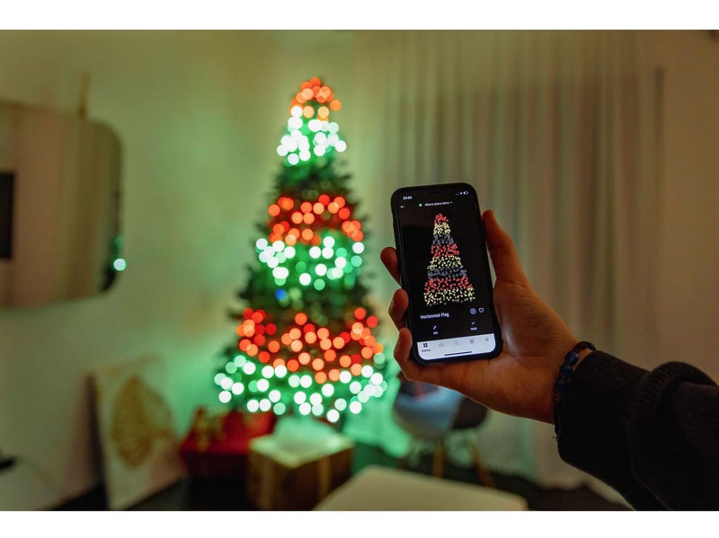 Twinkly Strings – 600 App-Controlled RGB LEDs. 48 Meters. Black Wire.