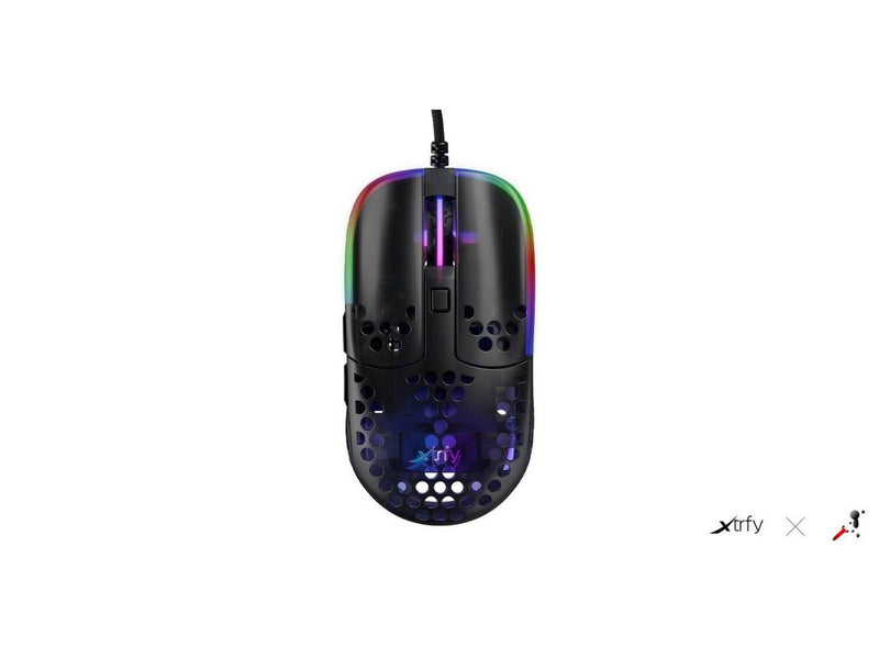 Xtrfy MZ1 - Zy's Rail - Gaming Maus (Schwarz mit RGB)