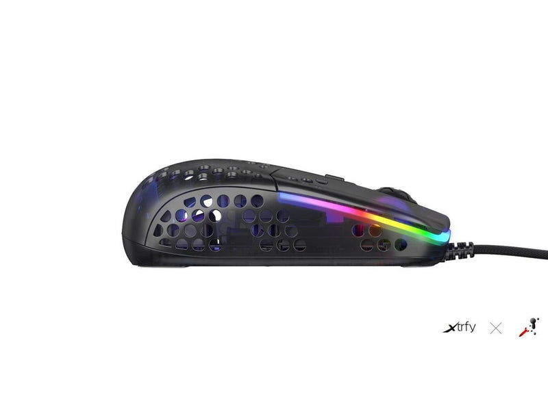 Xtrfy MZ1 - Zy's Rail - Gaming Maus (Schwarz mit RGB)
