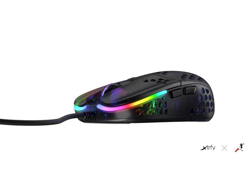 Xtrfy MZ1 - Zy's Rail - Gaming Maus (Schwarz mit RGB)