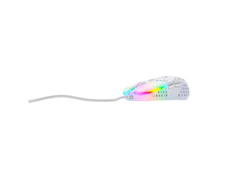 Xtrfy MZ1 - Zy's Rail - Gaming Maus (Weiß mit RGB Licht)