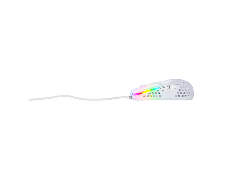Xtrfy MZ1 - Zy's Rail - Gaming Maus (Weiß mit RGB Licht)