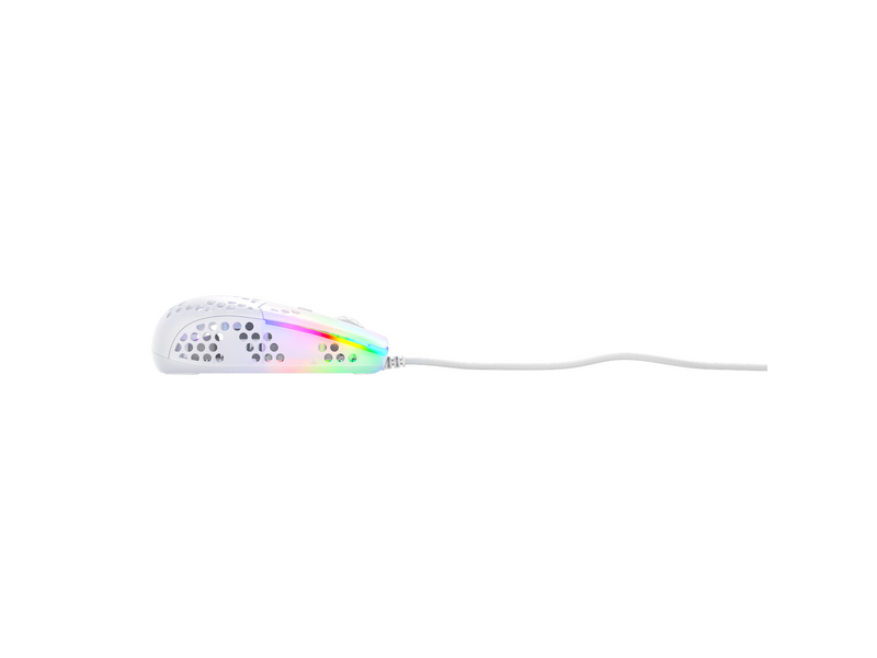 Xtrfy MZ1 - Zy's Rail - Gaming Maus (Weiß mit RGB Licht)
