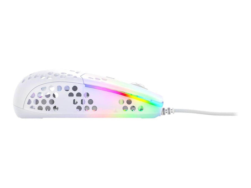 Xtrfy MZ1 - Zy's Rail - Gaming Maus (Weiß mit RGB Licht)