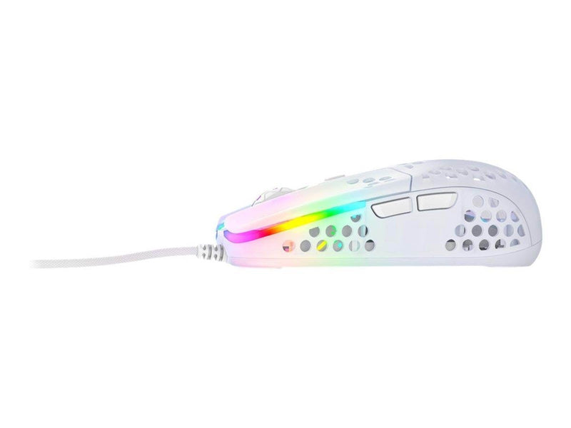 Xtrfy MZ1 - Zy's Rail - Gaming Maus (Weiß mit RGB Licht)