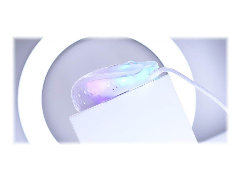 Xtrfy MZ1 - Zy's Rail - Gaming Maus (Weiß mit RGB Licht)