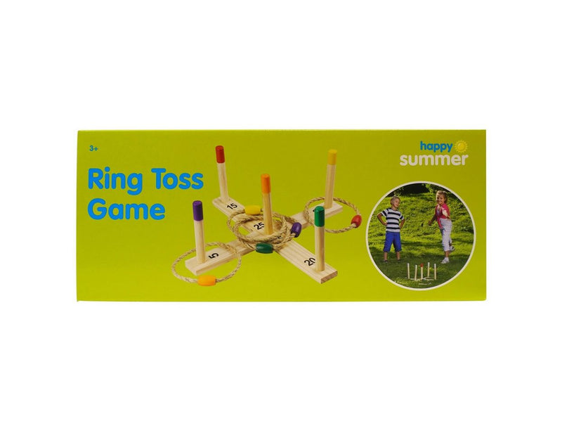 Happy Summer SPRING SUMMER Ring Toss Game Wood