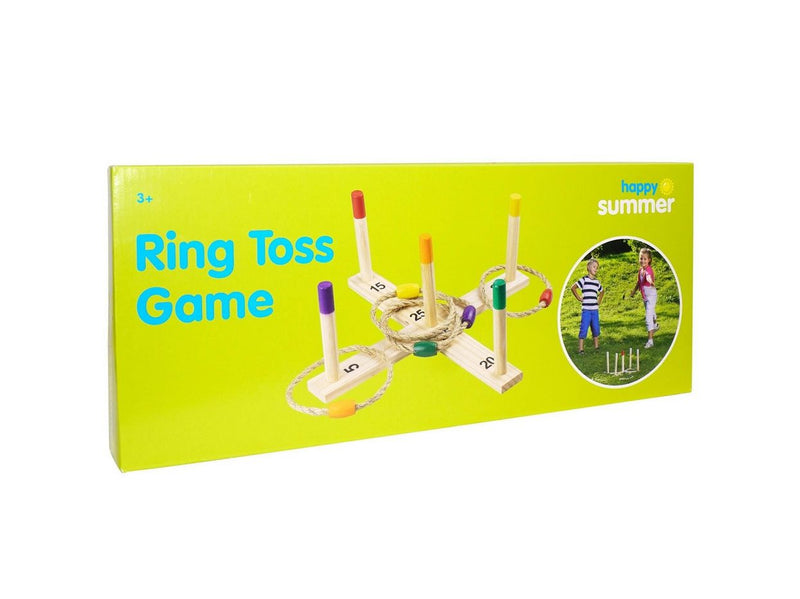 Happy Summer SPRING SUMMER Ring Toss Game Wood
