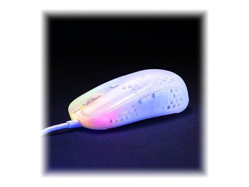 Xtrfy MZ1 - Zy's Rail - Gaming Maus (Weiß mit RGB Licht)