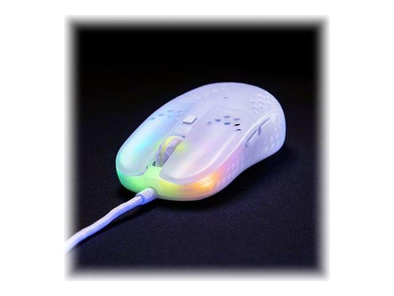 Xtrfy MZ1 - Zy's Rail - Gaming Maus (Weiß mit RGB Licht)