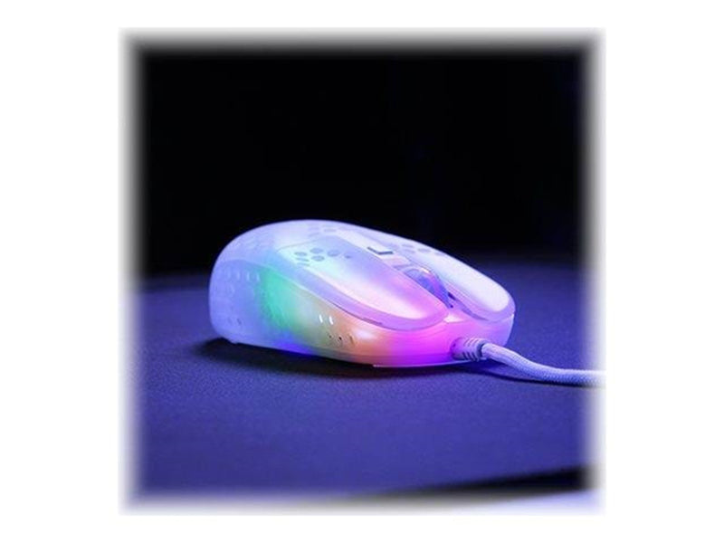 Xtrfy MZ1 - Zy's Rail - Gaming Maus (Weiß mit RGB Licht)