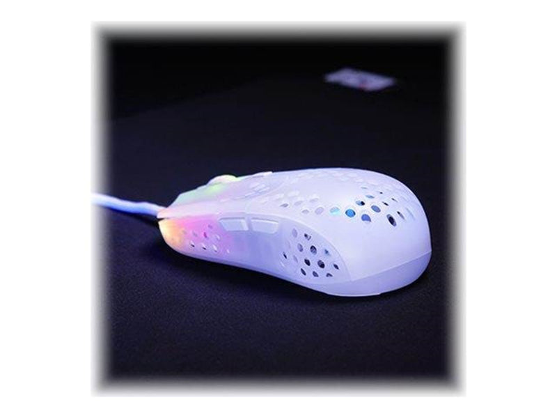 Xtrfy MZ1 - Zy's Rail - Gaming Maus (Weiß mit RGB Licht)