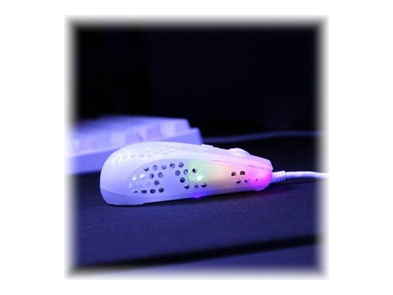 Xtrfy MZ1 - Zy's Rail - Gaming Maus (Weiß mit RGB Licht)