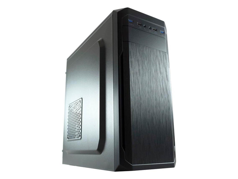 LC Power Midi LC-Power 7039B black - Gehäuse - Tower - Schwarz
