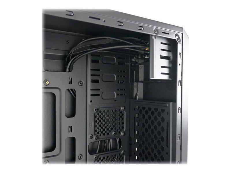 LC Power Midi LC-Power 7039B black - Gehäuse - Tower - Schwarz